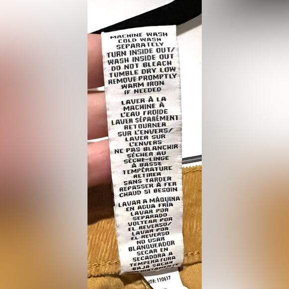 RE Generation by Celebrity Pink Corduroy Skirt Sz 11/ 30 Waist Honey Mustard EUC - Picture 6 of 6